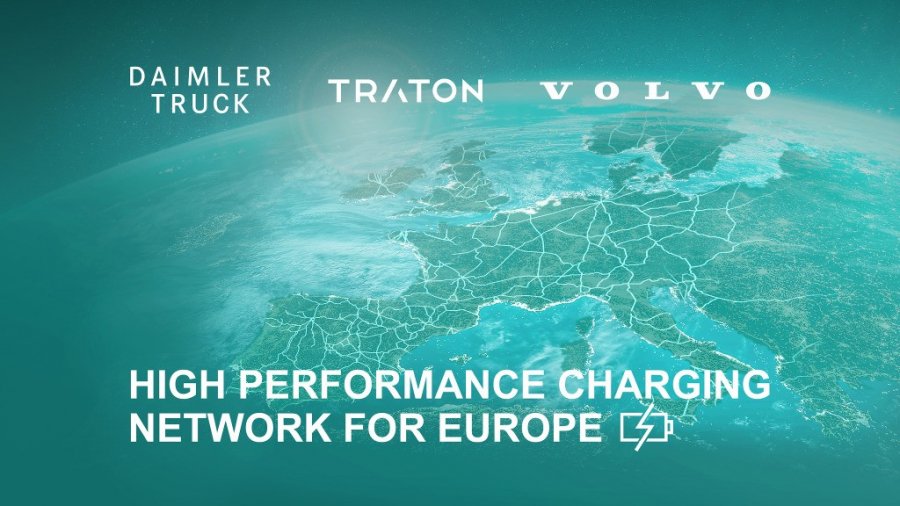TRATON GROUP, Daimler Truck и Volvo Group завершили последний этап создания СП по созданию сети зарядки грузовиков в Европе